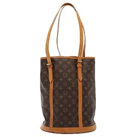 Louis Vuitton-LOUIS VUITTON Monogram Bucket GM Shoulder Bag M42236 LV Auth th5179-Monogram