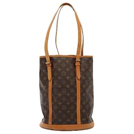 Louis Vuitton-LOUIS VUITTON Bolsa de Ombro Monogram Bucket GM M42236 LV Auth th5179-Monograma