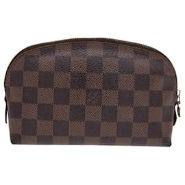 Louis Vuitton-LOUIS VUITTON Kosmetiktäschchen PM Damier Ebene N47516 LV Auth 84632-Andere