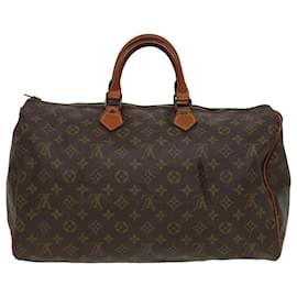 Louis Vuitton-LOUIS VUITTON Bolsa de Mão Monogram Speedy 40 M41522 LV Auth 85354-Monograma