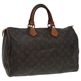 Louis Vuitton-LOUIS VUITTON Handtasche Monogram Speedy 35 M41524 LV Auth yk14056-Monogramm