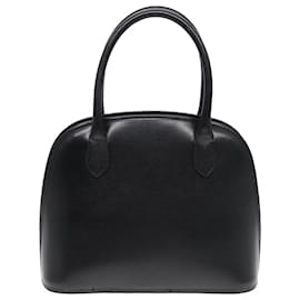 Céline-Sac à main CELINE en cuir 2 voies noir et or Auth 85493-Noir,Doré