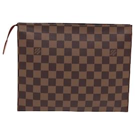 Louis Vuitton-LOUIS VUITTON Poche Toilette Damier Ebene 26 N47543 LV Auth 85210-Outro