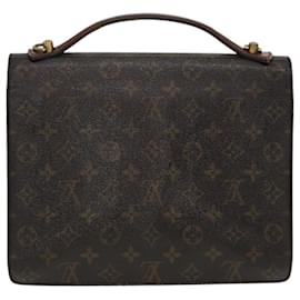 Louis Vuitton-LOUIS VUITTON Monogram Monceau 28 Bolsa de mão 2way M51185 LV Auth 84669-Monograma