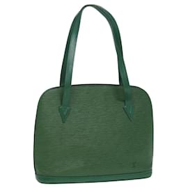 Louis Vuitton-LOUIS VUITTON Bolsa de Ombro Epi Lussac Verde M52284 LV Auth yk14043-Verde