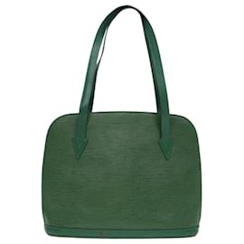 Louis Vuitton-LOUIS VUITTON Bolsa de Ombro Epi Lussac Verde M52284 LV Auth yk14043-Verde