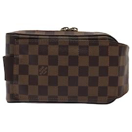 Louis Vuitton-LOUIS VUITTON Sac à épaule Geronimos Damier Ebene N51994 LV Auth 83464-Autre