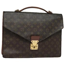 Louis Vuitton-LOUIS VUITTON Monogram Porte Documents Bandouliere Bag M53338 LV Auth 84524-Monogram