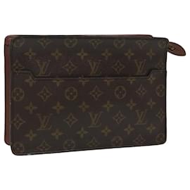 Louis Vuitton-LOUIS VUITTON Pochette Homme Monogram Sac à Main M51795 LV Auth 85555-Monogramme