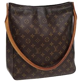 Louis Vuitton-LOUIS VUITTON Bolsa de Ombro Monogram Looping GM M51145 LV Auth 85359-Monograma