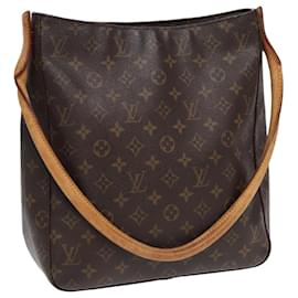 Louis Vuitton-LOUIS VUITTON Bolsa de Ombro Monogram Looping GM M51145 LV Auth 85361-Monograma