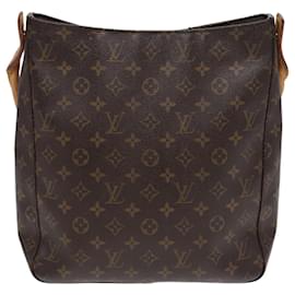 Louis Vuitton-LOUIS VUITTON Sac à épaule Monogram Looping GM M51145 LV Auth 85361-Monogramme