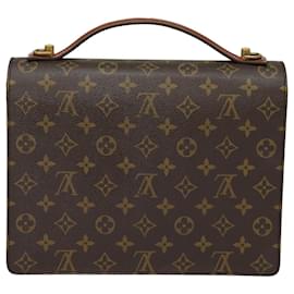 Louis Vuitton-LOUIS VUITTON Monogram Monceau 28 Hand Bag 2way M51185 LV Auth 84701A-Monogram