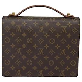 Louis Vuitton-LOUIS VUITTON Monogram Monceau 28 Handtasche 2way M51185 LV Auth 84701A-Monogramm