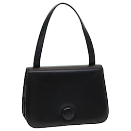 Givenchy-GIVENCHY Handtasche aus schwarzem Leder Auth yk14059-Schwarz