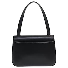 Givenchy-GIVENCHY Handtasche aus schwarzem Leder Auth yk14059-Schwarz