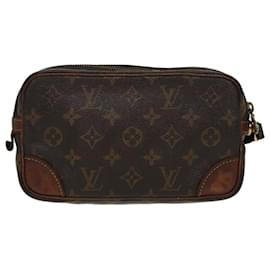 Louis Vuitton-LOUIS VUITTON Monogram Marly Dragonne PM Bolsa Clutch M51827 LV Auth 85559-Monograma