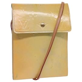 Louis Vuitton-LOUIS VUITTON Monogram Vernis Kenmare Shoulder Bag Gris M91060 LV Auth th5208-Grey