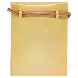 Louis Vuitton-LOUIS VUITTON Monogram Vernis Kenmare Shoulder Bag Gris M91060 LV Auth th5208-Grey