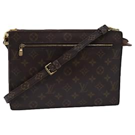 Louis Vuitton-LOUIS VUITTON Monogram Angian Schultertasche M51205 LV Auth ar12274-Monogramm