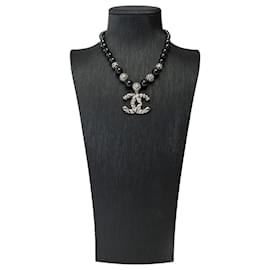 Chanel-CHANEL CC Jewelry in Black Pearl - 102034-Black