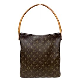 Louis Vuitton-Louis Vuitton Monogram Looping GM Schultertasche-Braun