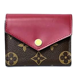 Louis Vuitton-Louis Vuitton Monogram Portemonnaie Zoe M62932 Bi-Fold-Fuschia