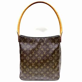 Louis Vuitton-Louis Vuitton Monogram Looping GM Tote Bag-Braun