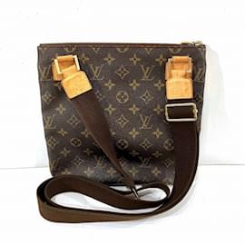 Louis Vuitton-Louis Vuitton Monogram Pochette Bosphore M40044 Schultertasche-Braun