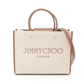 Jimmy Choo-Varenne Tote Bag von Jimmy Choo-Braun,Beige