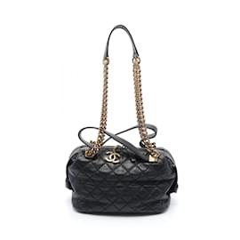 Chanel-Bolsa de Ombro Ultra Stitch da Chanel-Preto