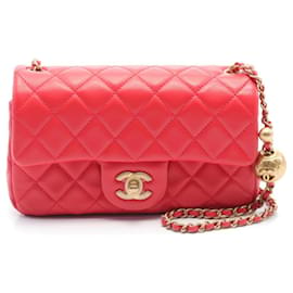 Chanel-Bolsa Matelassé Chanel-Vermelho