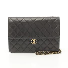 Chanel-Bolsa de Ombro Matelassé Chanel-Preto