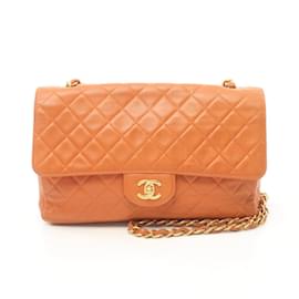 Chanel-Chanel Matelassé Schultertasche-Orange