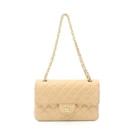 Chanel-Chanel Matelassé Schultertasche-Beige