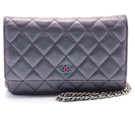 Chanel-Chanel Matelassé lila Leder Schultertasche-Lila