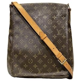 Louis Vuitton-Louis Vuitton Monogram Musette M51256 Schultertasche-Braun