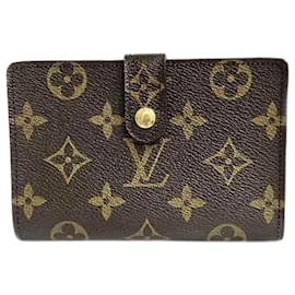 Louis Vuitton-Portefeuille bi-fold Viennois Monogram Louis Vuitton-Marron