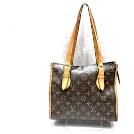 Louis Vuitton-Bolsa de Ombro Popincourt Monogram Louis Vuitton-Marrom