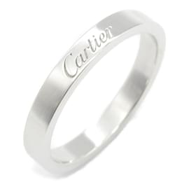 Cartier-Anel de casamento Cartier C Deux em platina 950-Outro