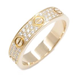 Cartier-Bague Cartier Love Pavé Diamant en Or Rose-Autre