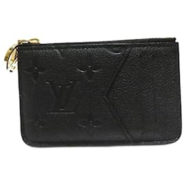 Louis Vuitton-Porte-monnaie en cuir Monogram Empreinte Louis Vuitton-Noir