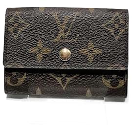 Louis Vuitton-Porte-monnaie Monogram Louis Vuitton-Marron