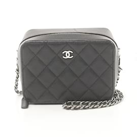 Chanel-Bolsa de câmera Matelassé Chanel-Preto