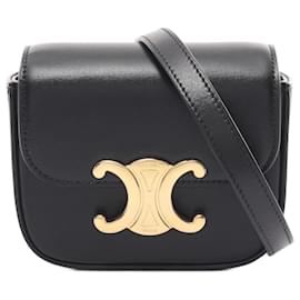 Céline-Bolsa de ombro Celine Claude Trinoff-Preto