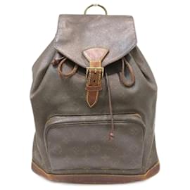 Louis Vuitton-Louis Vuitton Monogram Montsouris GM Rucksack-Braun