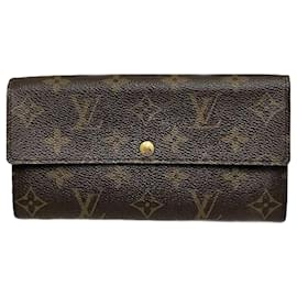 Louis Vuitton-Louis Vuitton Monogram Portefeuille Sarah Long Wallet-Brown