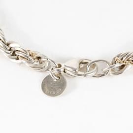 Tiffany & Co-Tiffany & Co. Screw Twist Chain Combi Bracelet-Silvery,Golden