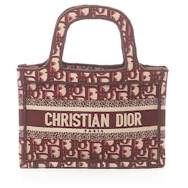 Christian Dior-Bolsa Tote Book Dior BO de Christian Dior-Bordeaux