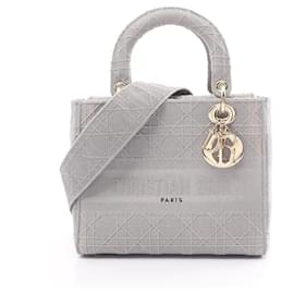 Christian Dior-Christian Dior Dior LADY D-LITE mittelgroße Handtasche-Braun